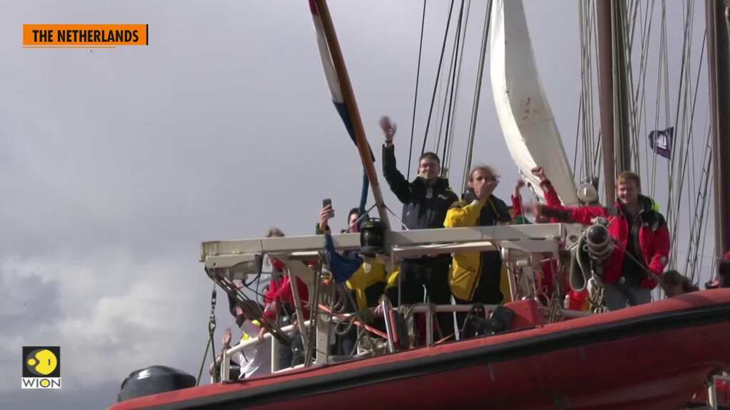 Young Europeans start seven-week sailing boat trip to COP25