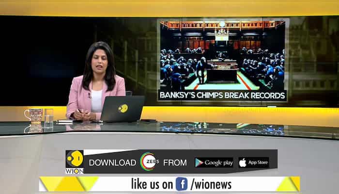 Gravitas: Banksy sets auction record: Chimpanzees in parliament rock sotheby's