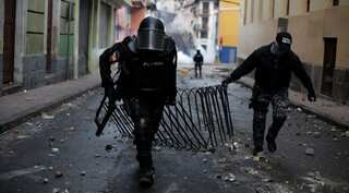Ecuador's president, protest leaders in talks to end deadly violence