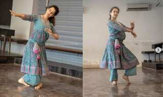 Kangana Ranaut puts on dancing shoes for 'Thalaivi'