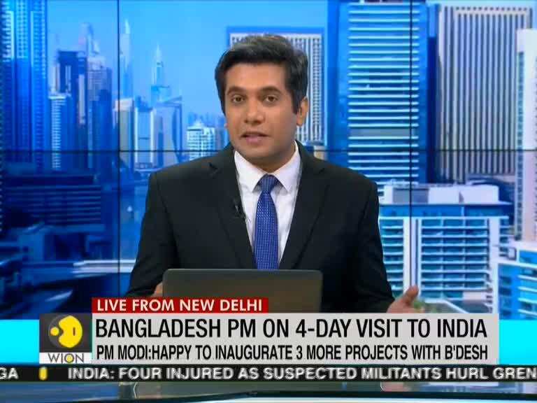 Sheikh Hasina holds talks with PM Modi