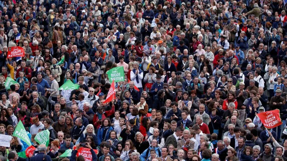 Number count of protesters