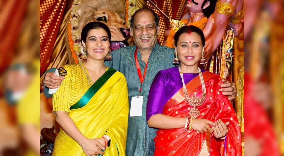 Cousins with uncle Deb Mukherjee