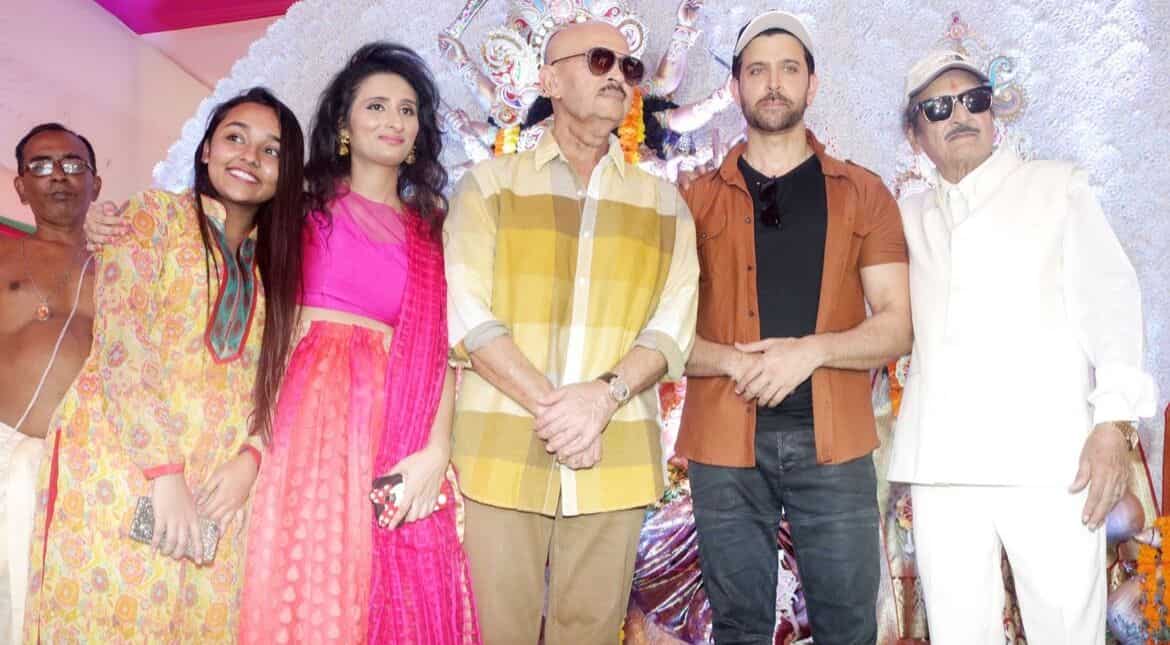 Hrithik with father Rakesh Roshan
