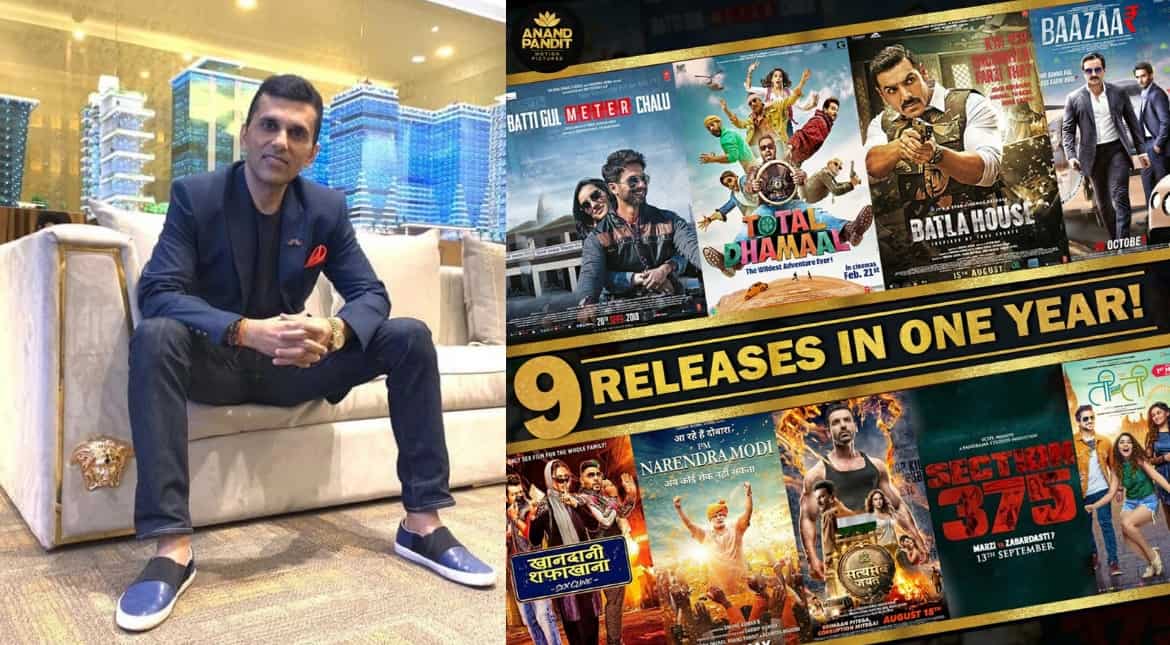 'Total Dhamaal', 'Batla House' producer Anand Pandit feels 2019 has been a lucky year for him