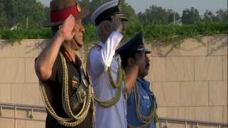 Air Force Day: Chiefs of three services pay tribute at National War Memorial