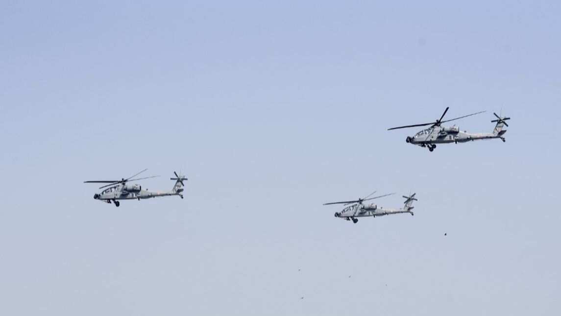 IAF Apache helicopters