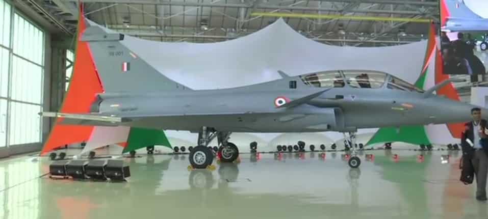 Historic day for India's forces, says Rajnath Singh as India receives first Rafale jet