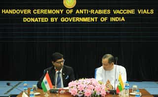 India provides 10,000 anti-rabies vaccines to Myanmar