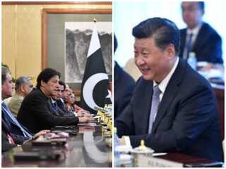 Pakistan Prime Minister Imran Khan discusses bilateral issues with Chinese President Xi Jinping
