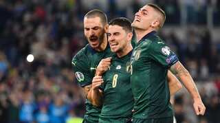 Euro 2020: Italy becomes second team to qualify after 2-0 win over Greece