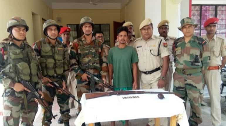 National Democratic Front of Boroland member arrested with illegal arms in Assam National Democratic Front of Boroland member arrested with illegal arms in Assam