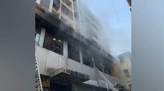 Mumbai fire: Two including firefighter hospitalised due to asphyxiation