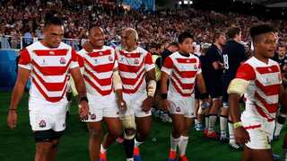 Japan beats Scotland 28-21 in Rugby World Cup, reaches quarter-finals