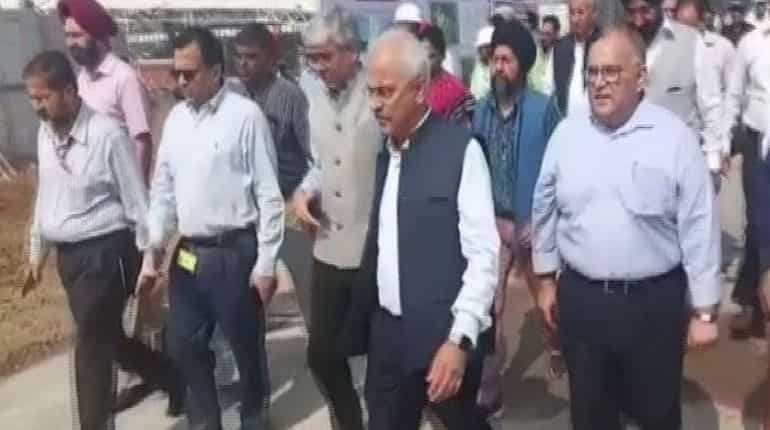 Home Secretary Ajay Kumar Bhalla inspects Kartarpur corridor Home Secretary Ajay Kumar Bhalla inspects Kartarpur corridor