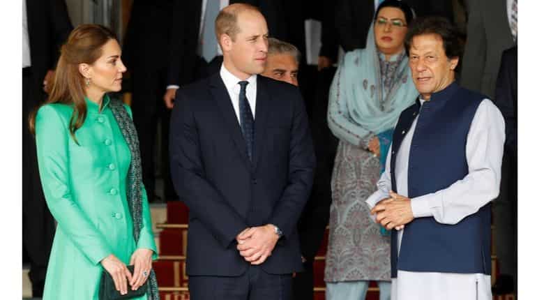 Prince William and wife Kate meet Imran Khan, Pakistan's PM and friend of Diana