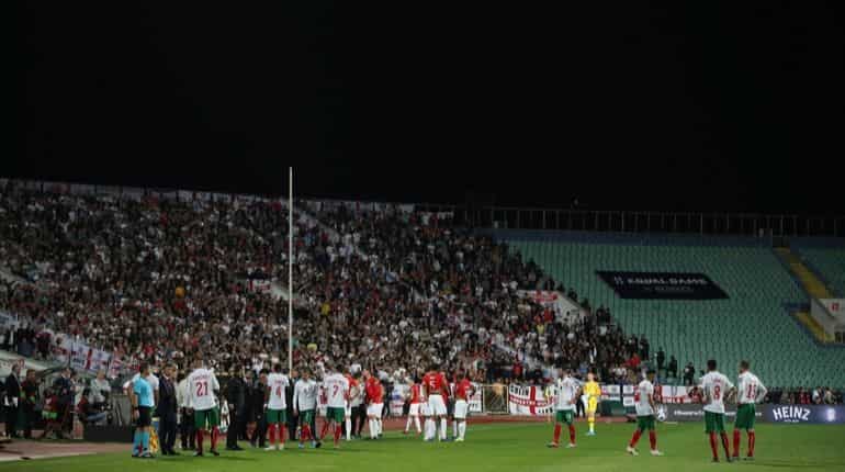 Bulgarian police detain six over racist chants at England game