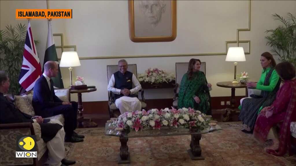 Prince William and Kate meet president, school children in Pakistan