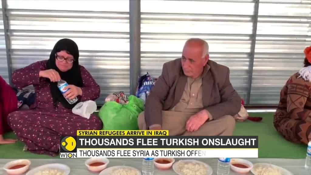 Syrians flee to Iraqi Kurdish region