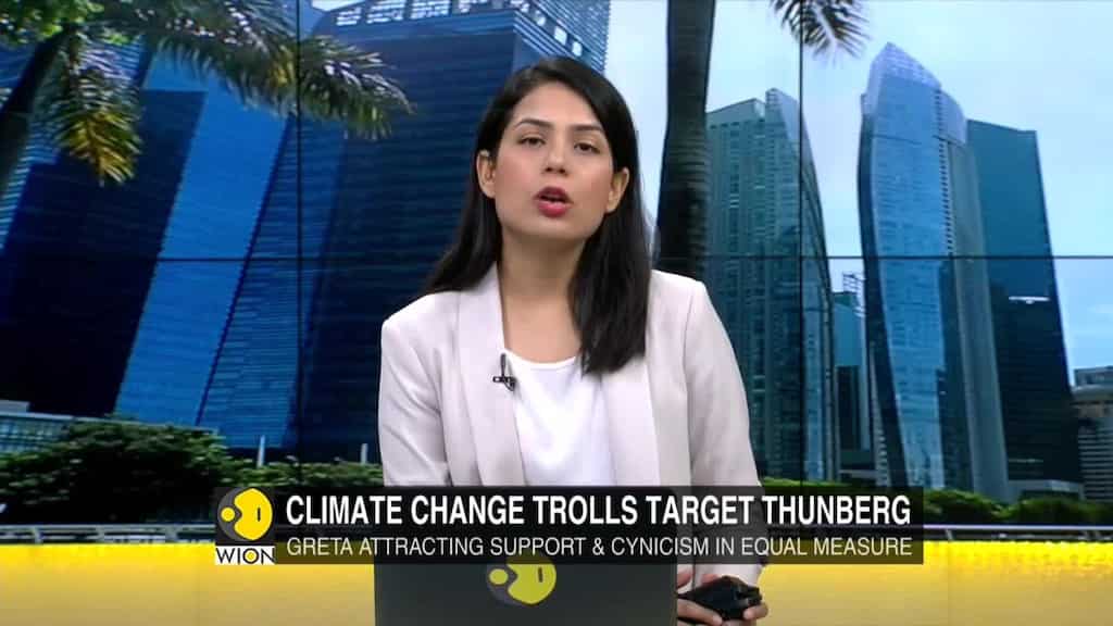 Online waves of misinformation about climate activist 16-yr old Greta Thunberg