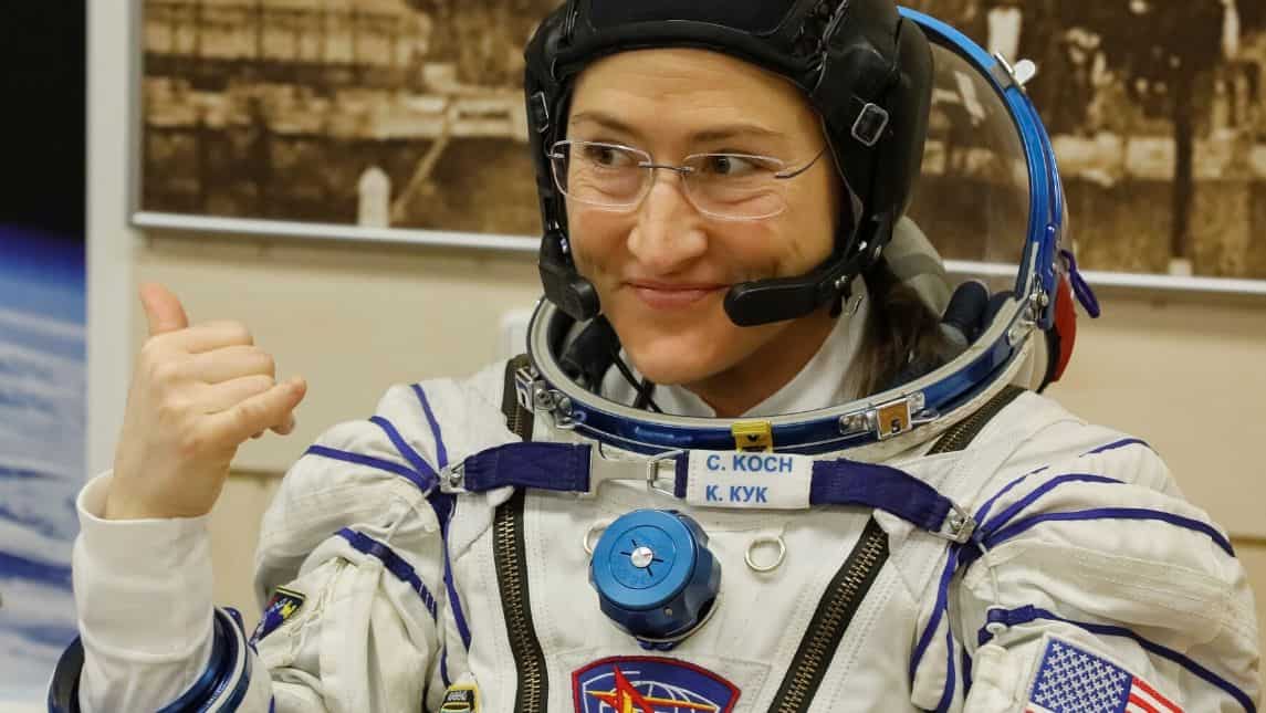 US astronaut Christina Koch