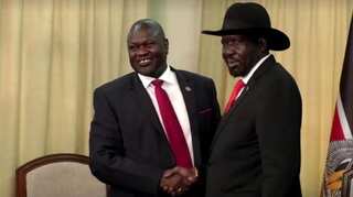 South Sudan rebel leader jets back home for peace talks