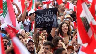 In Lebanon, protesters ditch rioting and turn revolution into rave