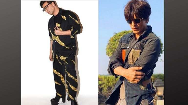 Shah Rukh Khan asks for heels as he tries to match Karan Johar's 'fashionista style' Shah Rukh Khan asks for heels as he tries to match Karan Johar's 'fashionista style'