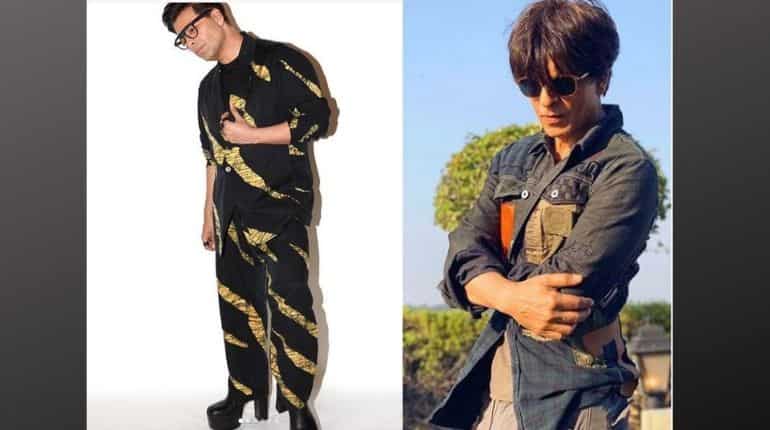 Shah Rukh Khan asks for heels as he tries to match Karan Johar's 'fashionista style'