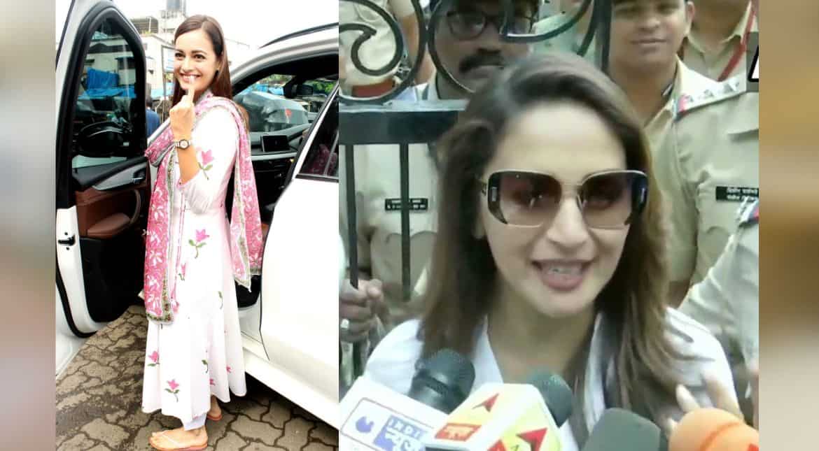 Diya mirza and Madhuri Dixit