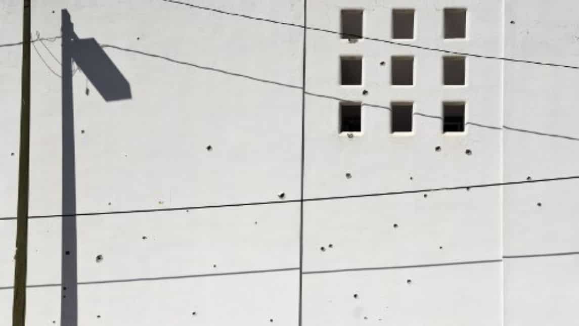 Neighbourhood of bullet holes