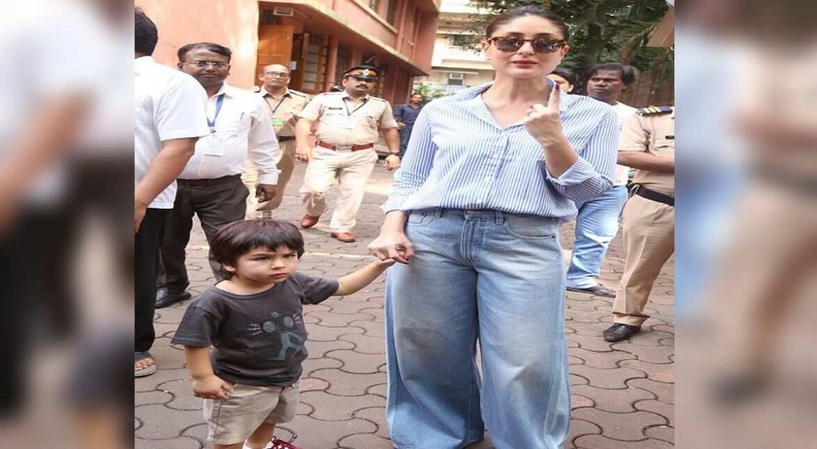 Kareena Kapoor Khan with son Taimur Ali Khan