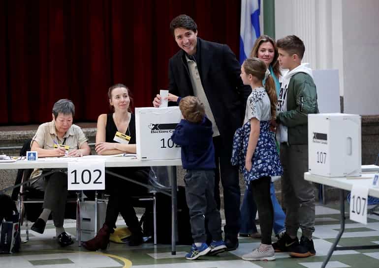 Canada votes as Trudeau, his 'sunny ways' dimmed by scandals, seeks to retain power