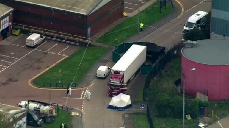 39 bodies found near London in truck container: UK police