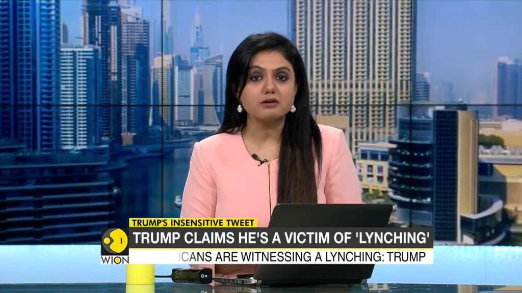 Donald Trump claims he's a victim of Lynching