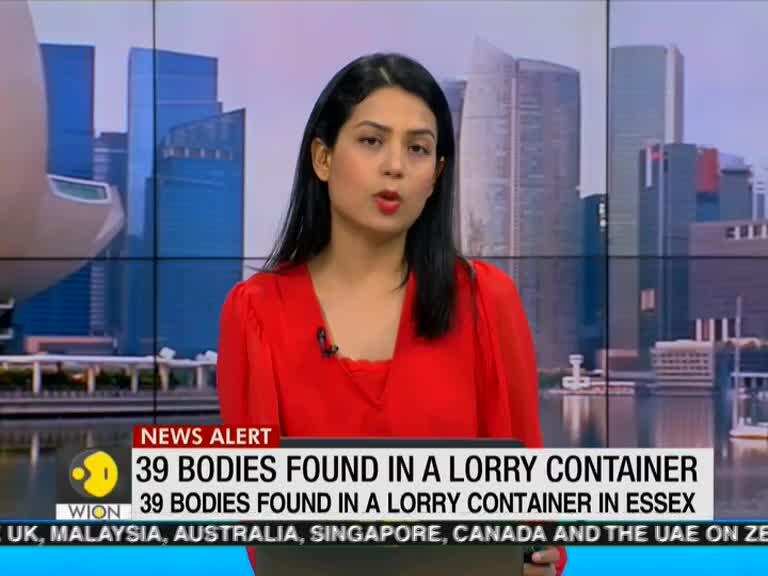39 bodies found in a lorry container in Essex