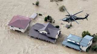 Storm-hit areas in Japan brace for heavy rains, 60,000 advised to evacuate