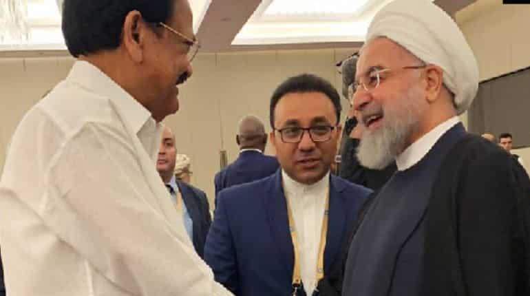 Vice-President Naidu meets world leaders on sidelines of 18th NAM summit