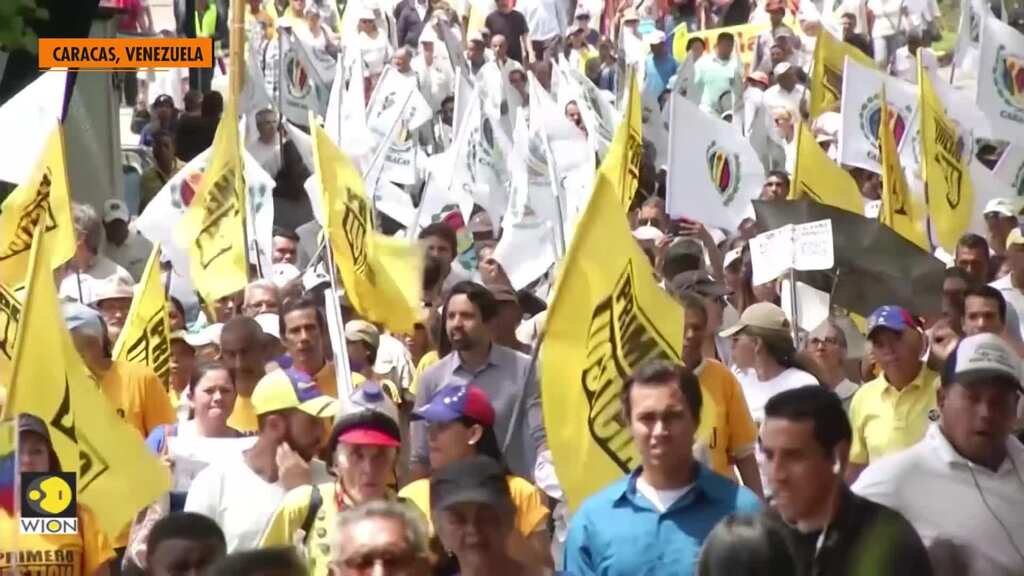 Venezuelans protest over chronic blackouts and frequent power outages in the oil country