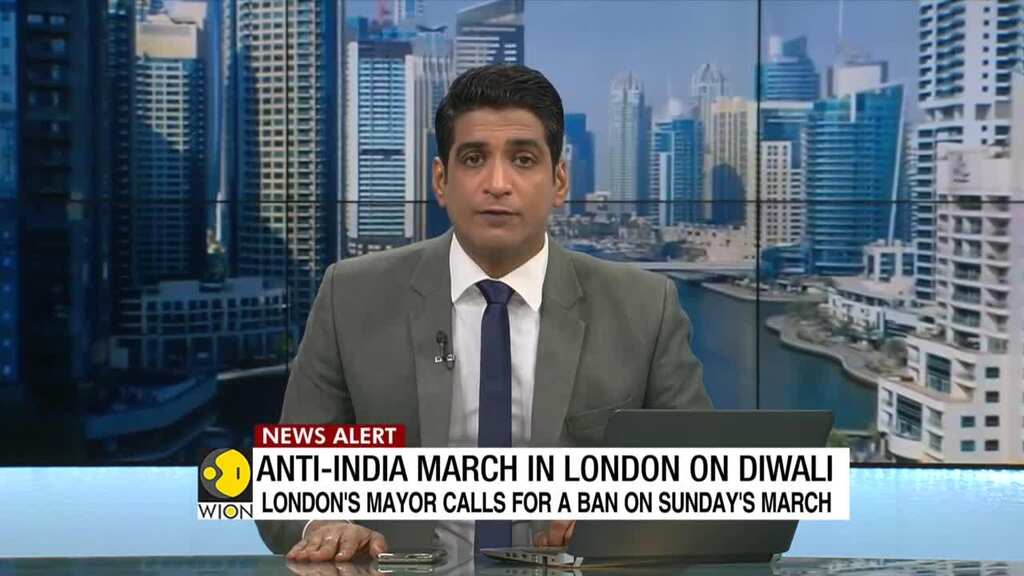 Anti-India march in London on Diwali