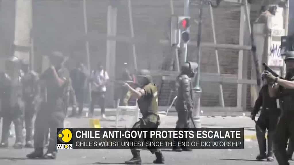 Chile Anti-Govt protests escalate