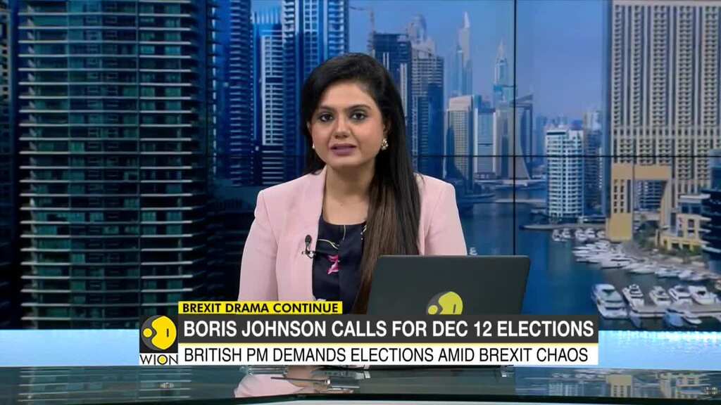 UK PM Boris Johnson calls for the elections on 12th December