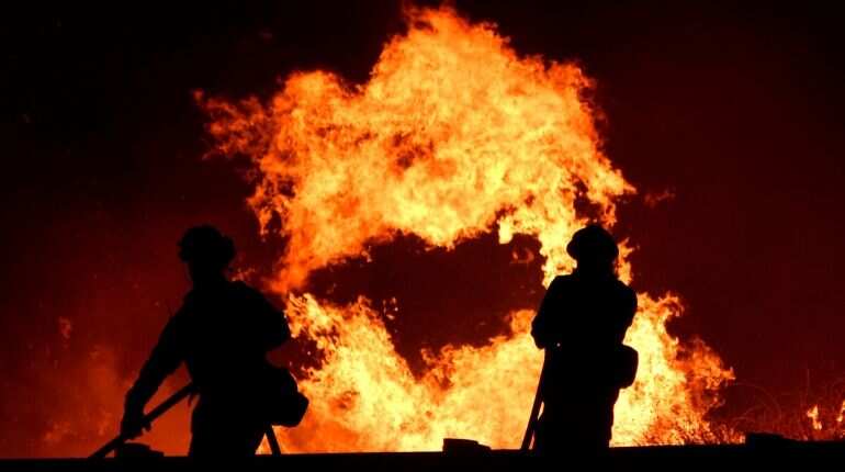 California fires: New blazes as dangerous winds fan the flames
