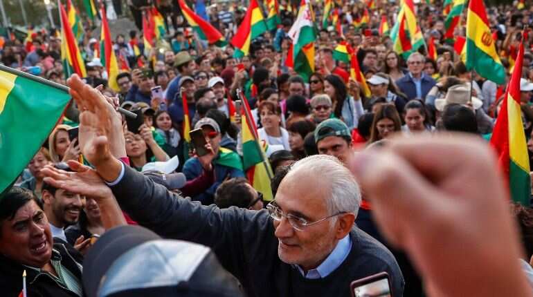 Bolivia govt close to striking deal on election audit as protests intensify Bolivia govt close to striking deal on election audit as protests intensify