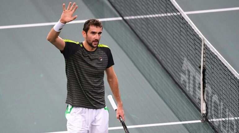 Tennis: Cilic, Raonic make winning starts at Paris Masters; Federer withdraws Tennis: Cilic, Raonic make winning starts at Paris Masters; Federer withdraws