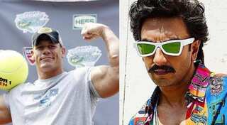 John Cena posts a picture of Ranveer Singh on his Instagram, actor says 'can't see me'