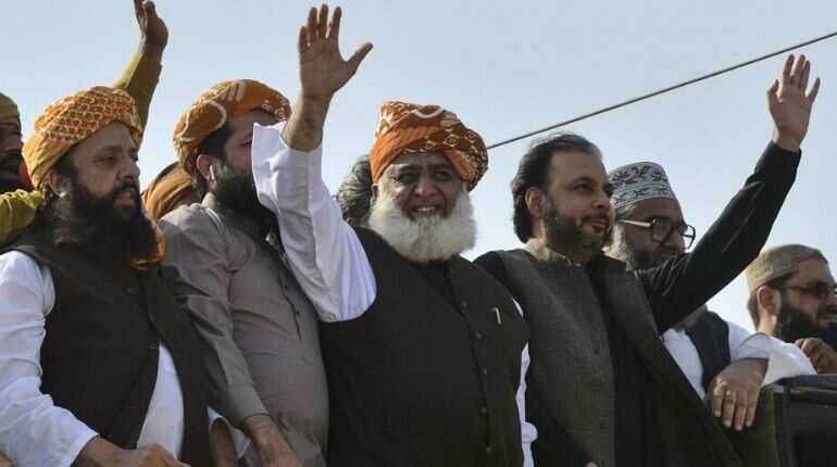 'Maulana Diesel' on the march: Pakistan cleric takes on Imran Khan
