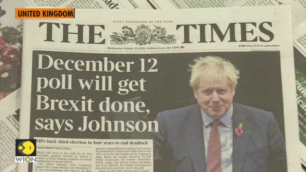 Britain set for Dec. 12 election to break the Brexit deadlock