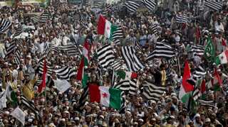 Islamabad: Another round of protests begin as part of 'Azadi March', asking for the resignation of Imran Khan