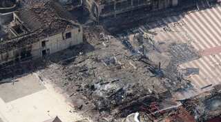 Fire engulfs World Heritage castle in Japan's Okinawa